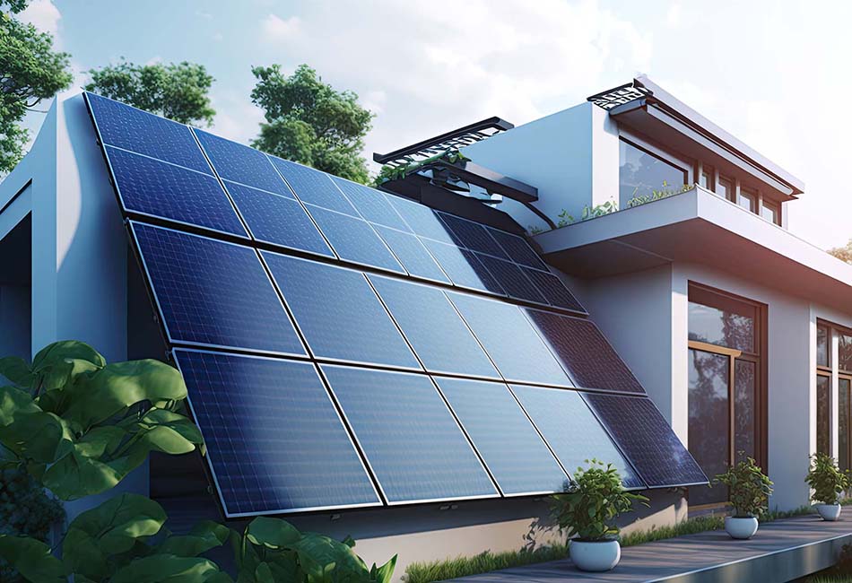 Paneles solares en casa particular en Toledo